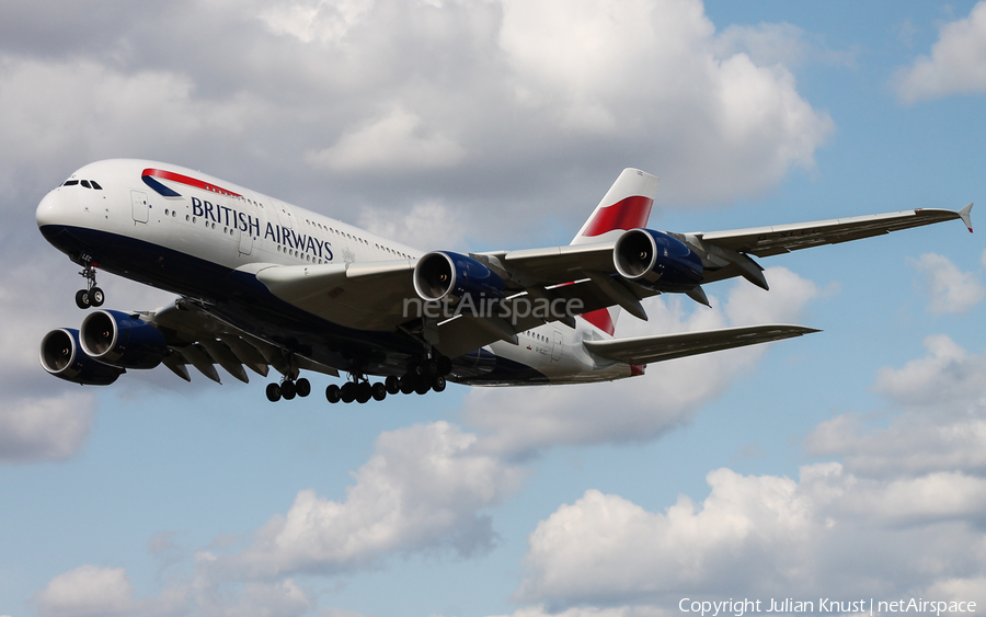 British Airways Airbus A380-841 (G-XLEC) | Photo 107641