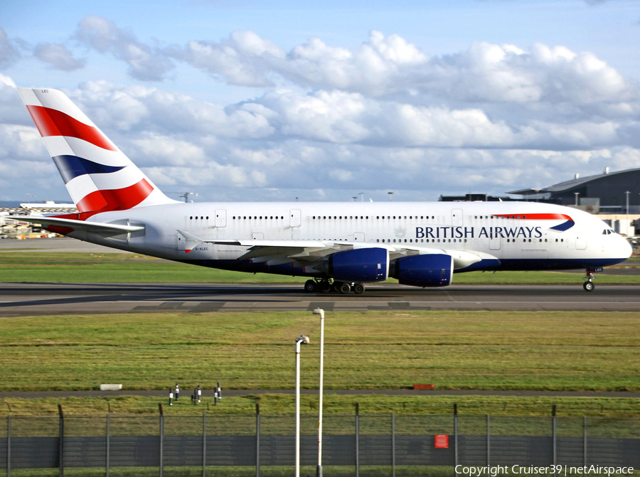 British Airways Airbus A380-841 (G-XLEC) | Photo 220082