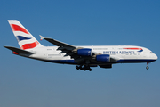 British Airways Airbus A380-841 (G-XLEC) at  London - Heathrow, United Kingdom