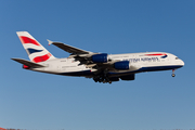 British Airways Airbus A380-841 (G-XLED) at  Johannesburg - O.R.Tambo International, South Africa