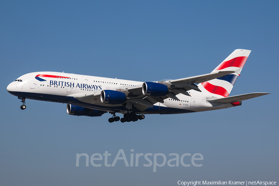 British Airways Airbus A380-841 (G-XLED) | Photo 391431