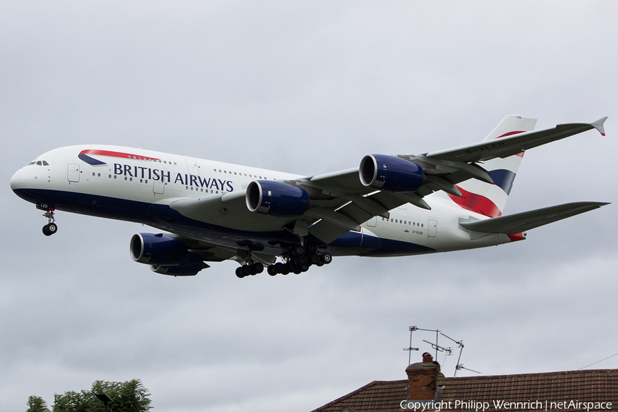 British Airways Airbus A380-841 (G-XLED) | Photo 115555