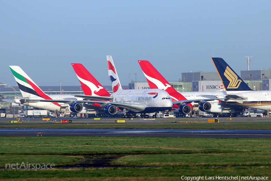 British Airways Airbus A380-841 (G-XLED) | Photo 127736