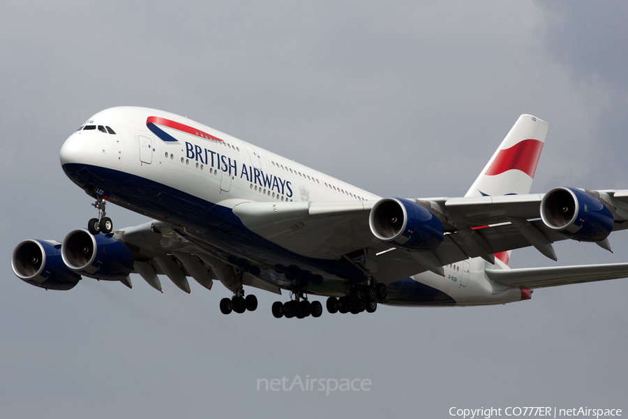 British Airways Airbus A380-841 (G-XLED) | Photo 145935