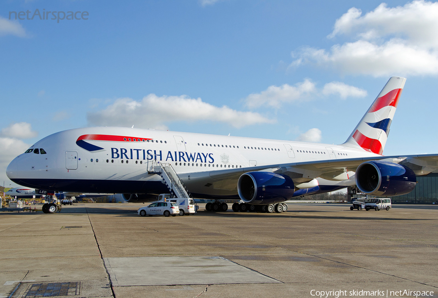 British Airways Airbus A380-841 (G-XLED) | Photo 39037
