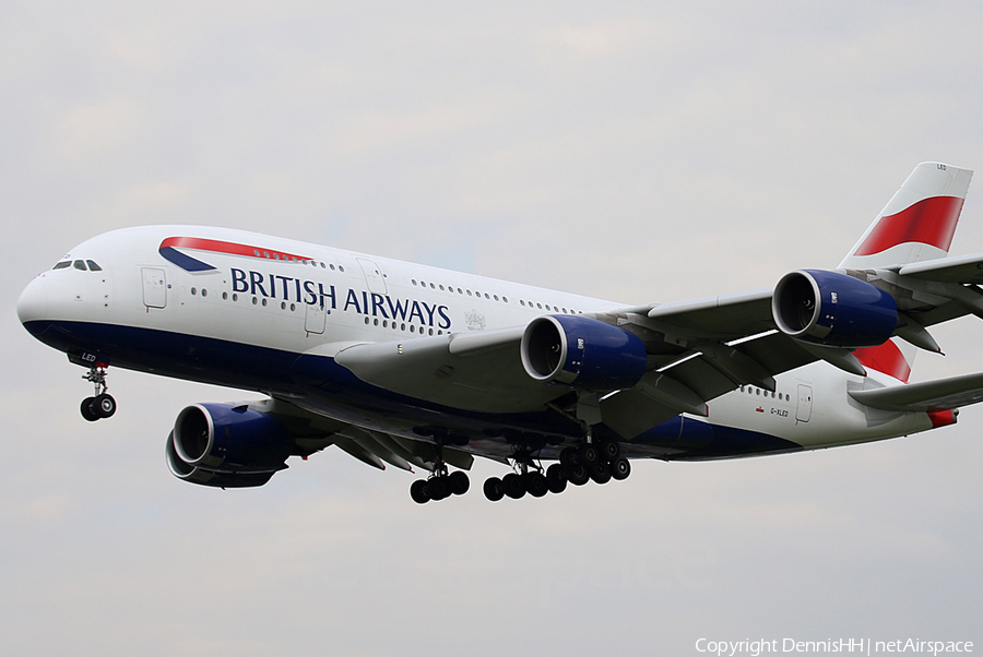 British Airways Airbus A380-841 (G-XLED) | Photo 481870