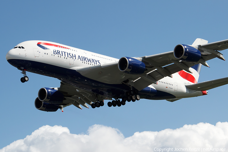 British Airways Airbus A380-841 (G-XLED) | Photo 50510