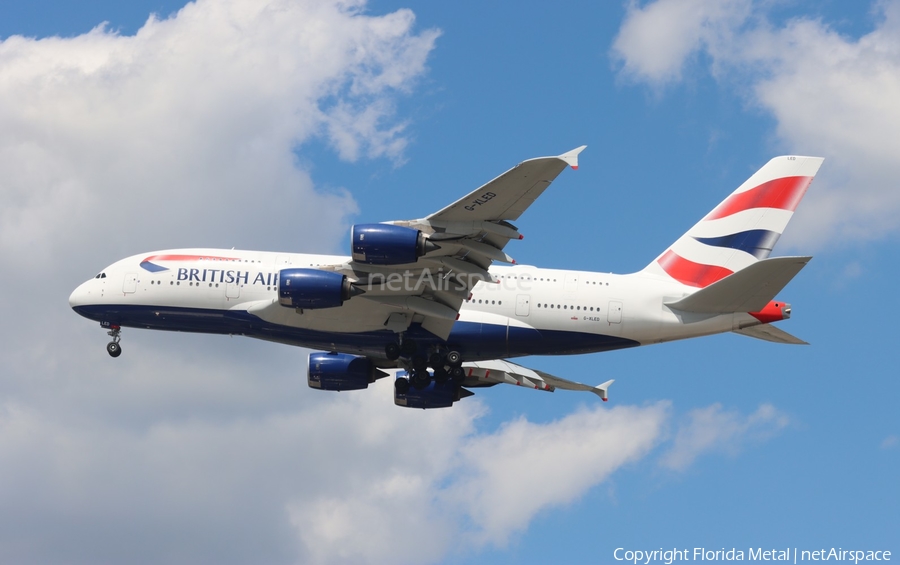 British Airways Airbus A380-841 (G-XLED) | Photo 545093
