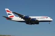 British Airways Airbus A380-841 (G-XLEE) at  Johannesburg - O.R.Tambo International, South Africa