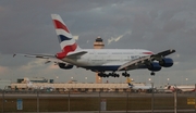 British Airways Airbus A380-841 (G-XLEE) at  Miami - International, United States