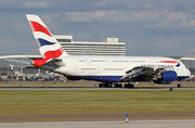 British Airways Airbus A380-841 (G-XLEF) at  Dallas/Ft. Worth - International, United States