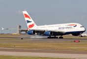 British Airways Airbus A380-841 (G-XLEF) at  Dallas/Ft. Worth - International, United States