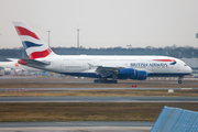 British Airways Airbus A380-841 (G-XLEF) at  Frankfurt am Main, Germany