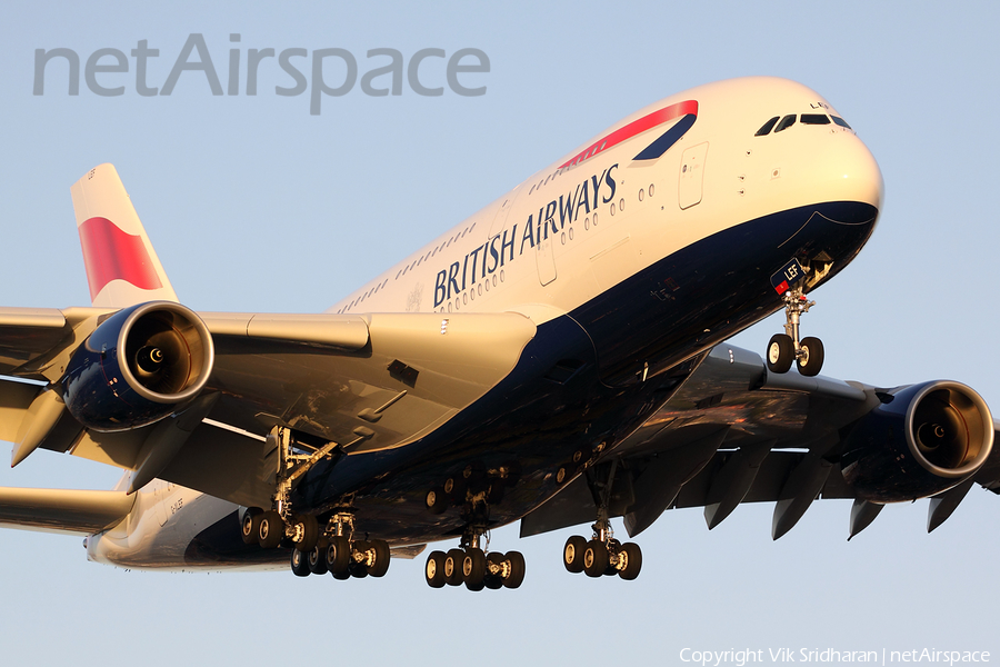 British Airways Airbus A380-841 (G-XLEF) | Photo 49332