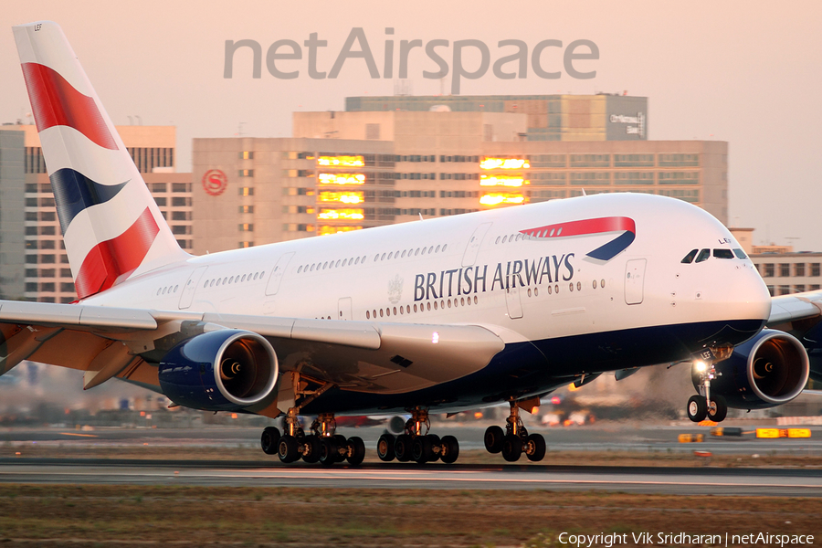 British Airways Airbus A380-841 (G-XLEF) | Photo 54275