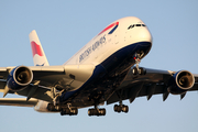 British Airways Airbus A380-841 (G-XLEF) at  Los Angeles - International, United States