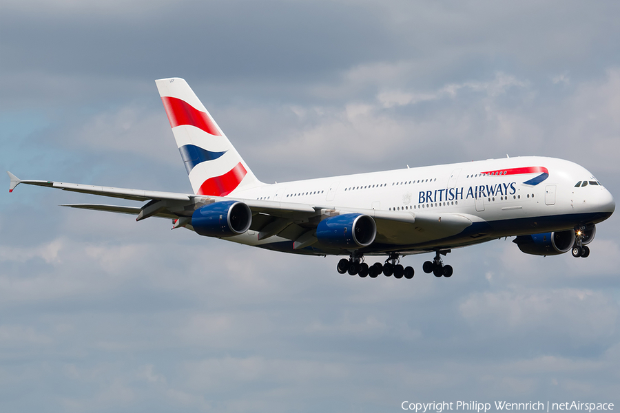 British Airways Airbus A380-841 (G-XLEF) | Photo 194115