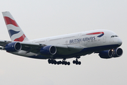 British Airways Airbus A380-841 (G-XLEF) at  London - Heathrow, United Kingdom