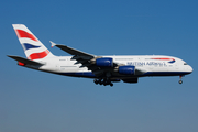 British Airways Airbus A380-841 (G-XLEF) at  London - Heathrow, United Kingdom