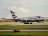British Airways Airbus A380-841 (G-XLEF) at  Manchester - International (Ringway), United Kingdom