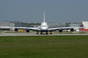 British Airways Airbus A380-841 (G-XLEF) at  Hamburg - Finkenwerder, Germany