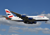 British Airways Airbus A380-841 (G-XLEG) at  Dallas/Ft. Worth - International, United States