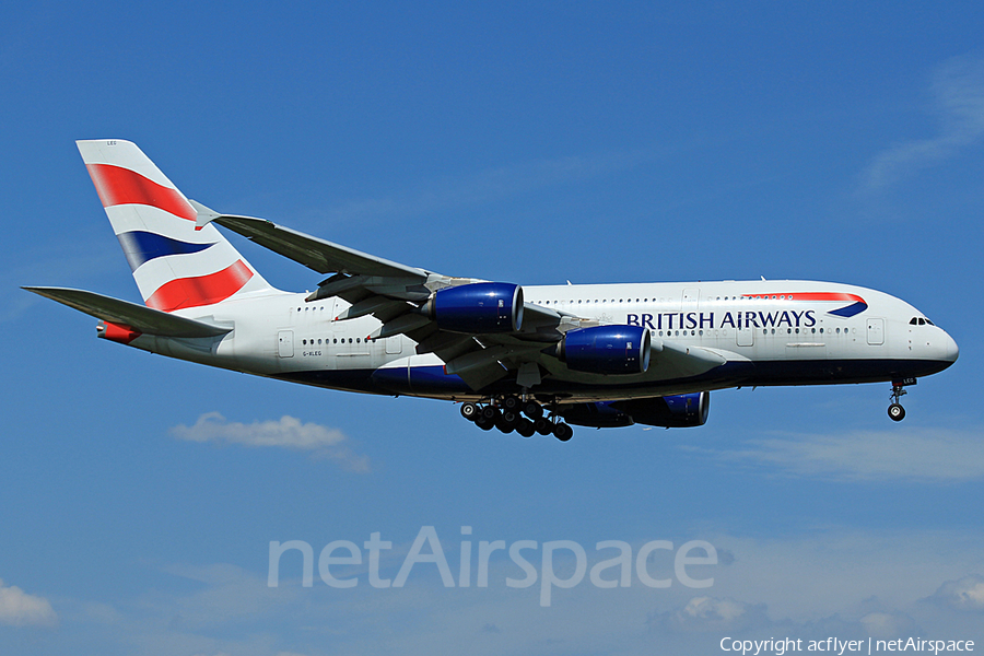 British Airways Airbus A380-841 (G-XLEG) | Photo 152390