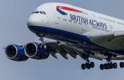 British Airways Airbus A380-841 (G-XLEG) at  London - Heathrow, United Kingdom