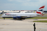 British Airways Airbus A380-841 (G-XLEG) at  London - Heathrow, United Kingdom