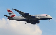 British Airways Airbus A380-841 (G-XLEG) at  Chicago - O'Hare International, United States