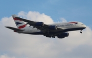 British Airways Airbus A380-841 (G-XLEG) at  Chicago - O'Hare International, United States