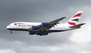 British Airways Airbus A380-841 (G-XLEH) at  Chicago - O'Hare International, United States