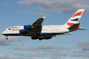 British Airways Airbus A380-841 (G-XLEI) at  Dallas/Ft. Worth - International, United States
