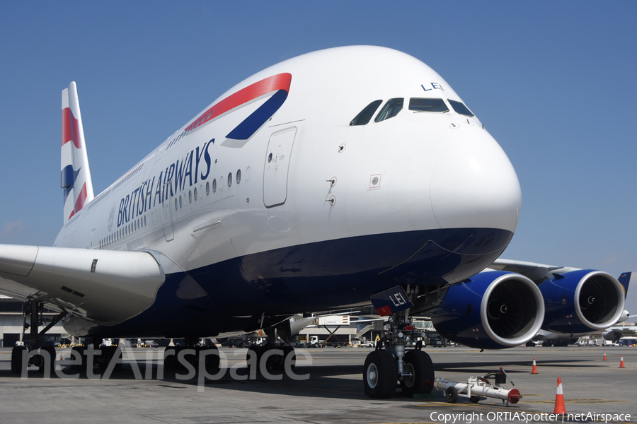 British Airways Airbus A380-841 (G-XLEI) | Photo 314745