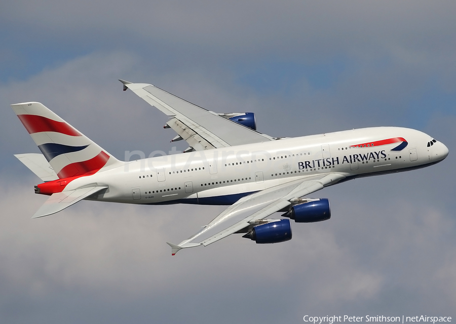 British Airways Airbus A380-841 (G-XLEI) | Photo 221694
