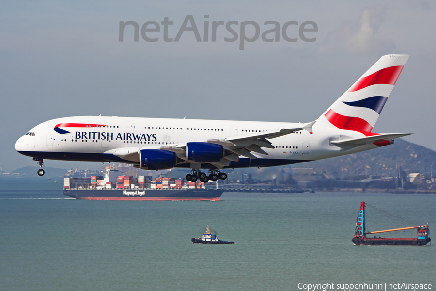British Airways Airbus A380-841 (G-XLEJ) | Photo 126378