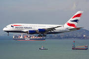 British Airways Airbus A380-841 (G-XLEJ) at  Hong Kong - Chek Lap Kok International, Hong Kong