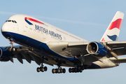 British Airways Airbus A380-841 (G-XLEJ) at  London - Heathrow, United Kingdom