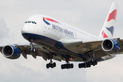 British Airways Airbus A380-841 (G-XLEJ) at  London - Heathrow, United Kingdom