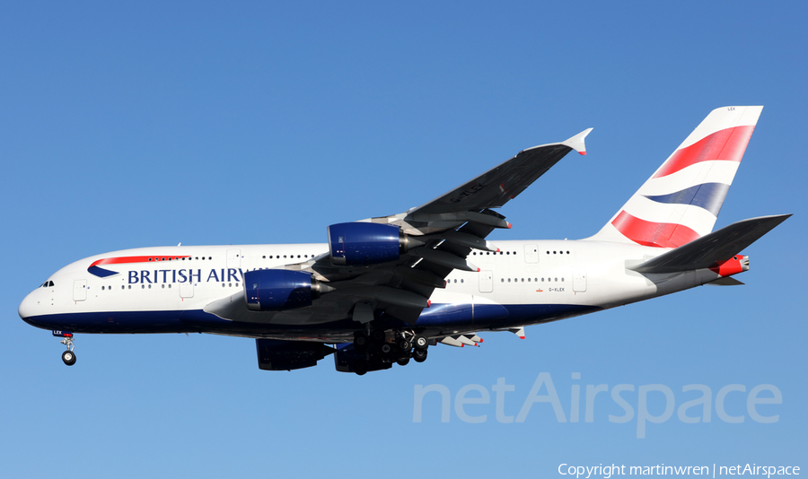 British Airways Airbus A380-841 (G-XLEK) | Photo 225474
