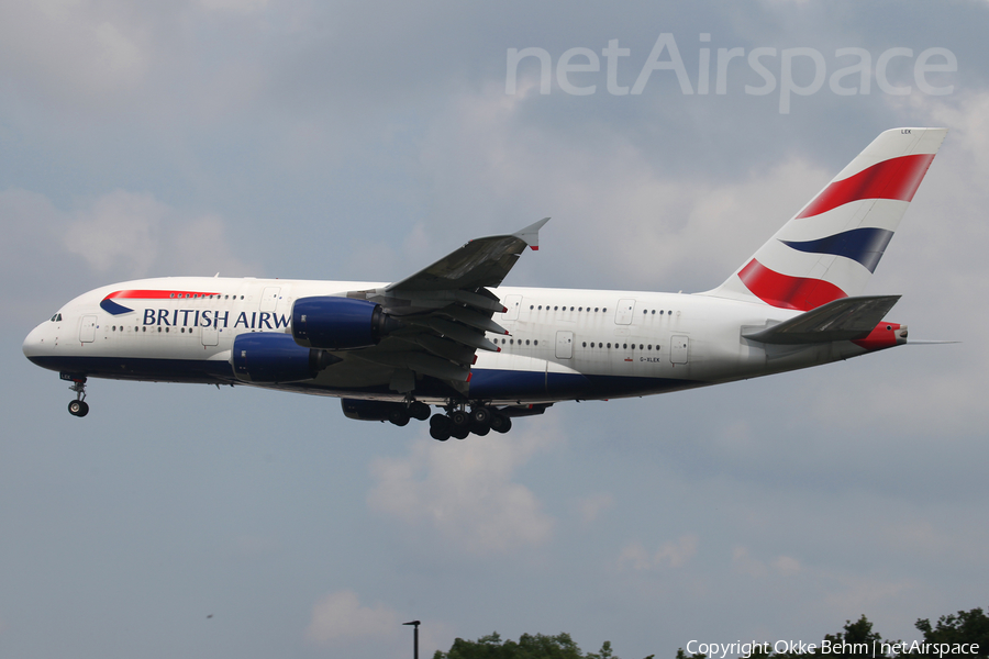 British Airways Airbus A380-841 (G-XLEK) | Photo 335363
