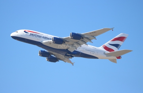 British Airways Airbus A380-841 (G-XLEL) at  Los Angeles - International, United States