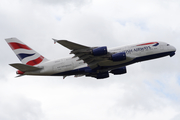 British Airways Airbus A380-841 (G-XLEL) at  London - Heathrow, United Kingdom