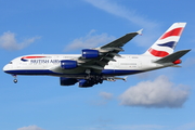 British Airways Airbus A380-841 (G-XLEL) at  London - Heathrow, United Kingdom