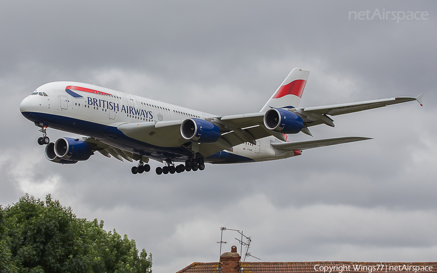 British Airways Airbus A380-841 (G-XLEL) | Photo 368060