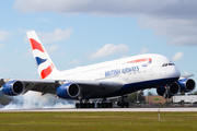 British Airways Airbus A380-841 (G-XLEL) at  Miami - International, United States