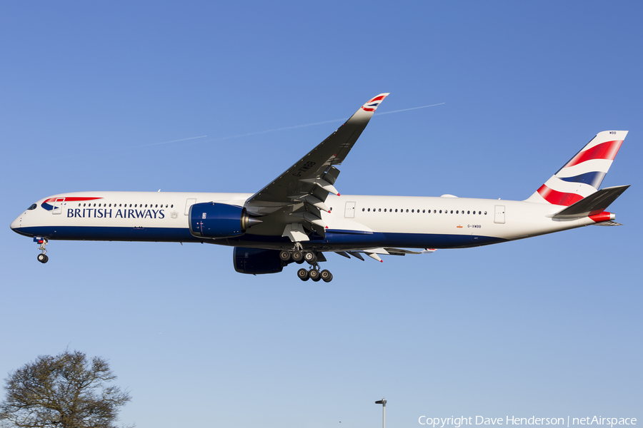 British Airways Airbus A350-1041 (G-XWBB) | Photo 369040