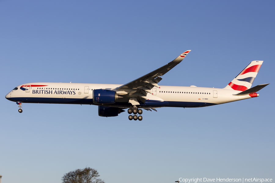 British Airways Airbus A350-1041 (G-XWBD) | Photo 369239