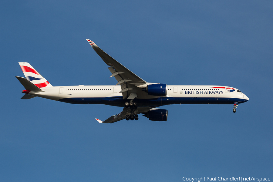 British Airways Airbus A350-1041 (G-XWBE) | Photo 407260