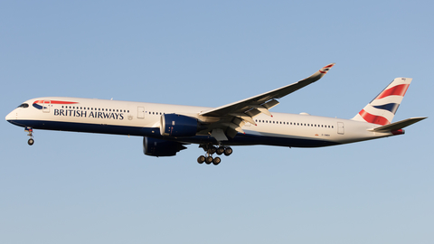 British Airways Airbus A350-1041 (G-XWBH) at  London - Heathrow, United Kingdom